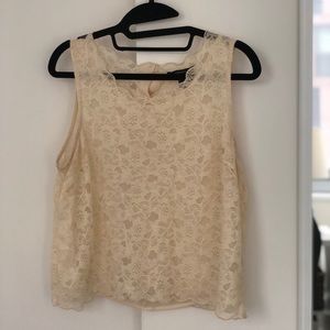Lace tank top